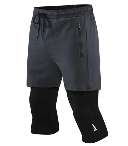 men's workout shorts – Quick-Dry Cropped Training Pants