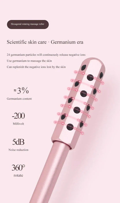 24-Germanium Face Roller – Acupoint Massage & Gua Sha Beauty Tool