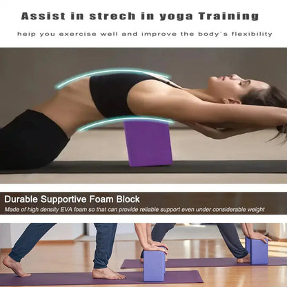 Yoga Blocks – EVA Foam Bricks for Pilates & Home Fitness