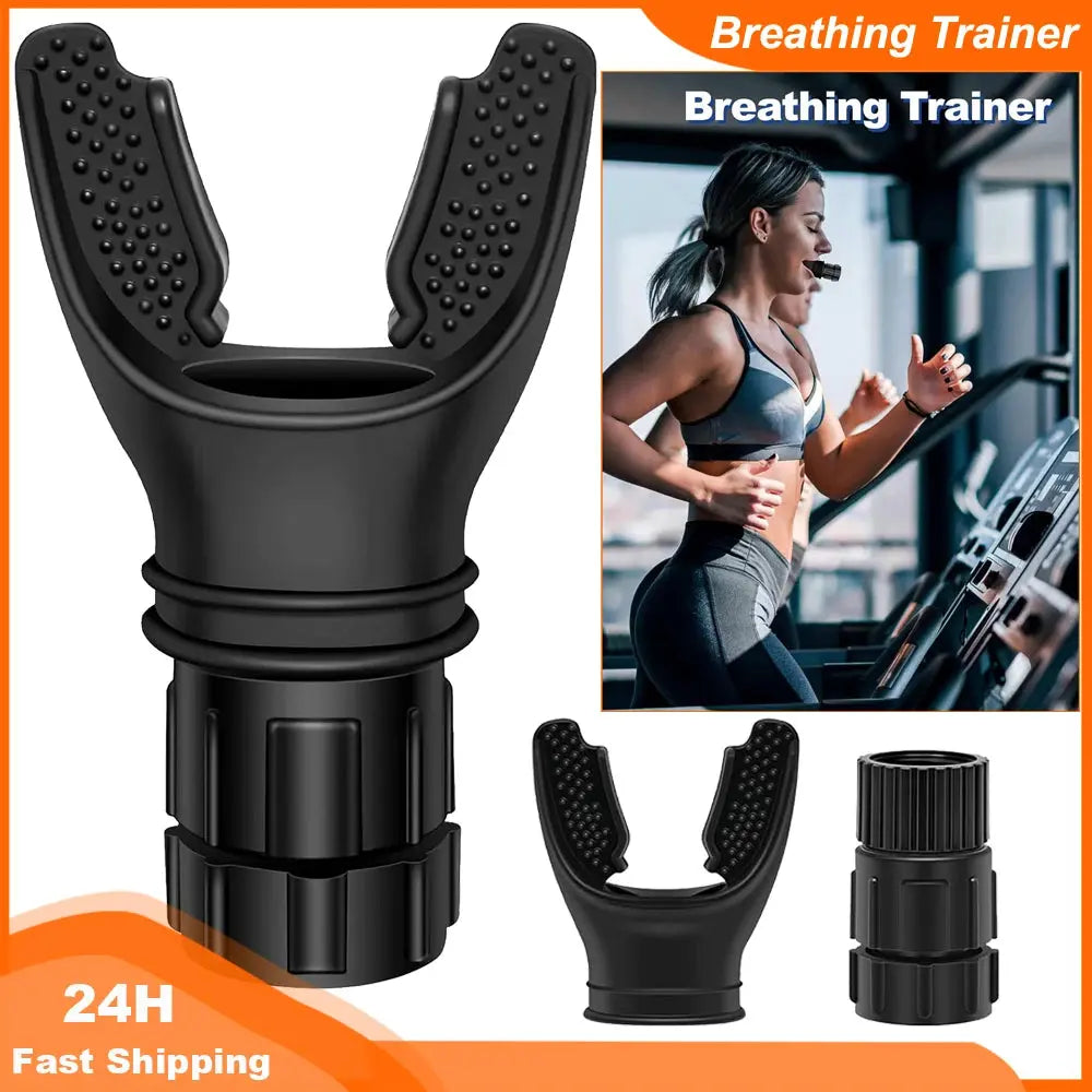 Adjustable Breathing Trainer – Lung Exerciser for Capacity & Strength