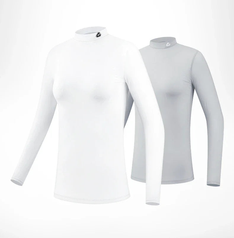 PGM Ice Silk Golf Shirt – UV Protection, Long Sleeve Summer Tee