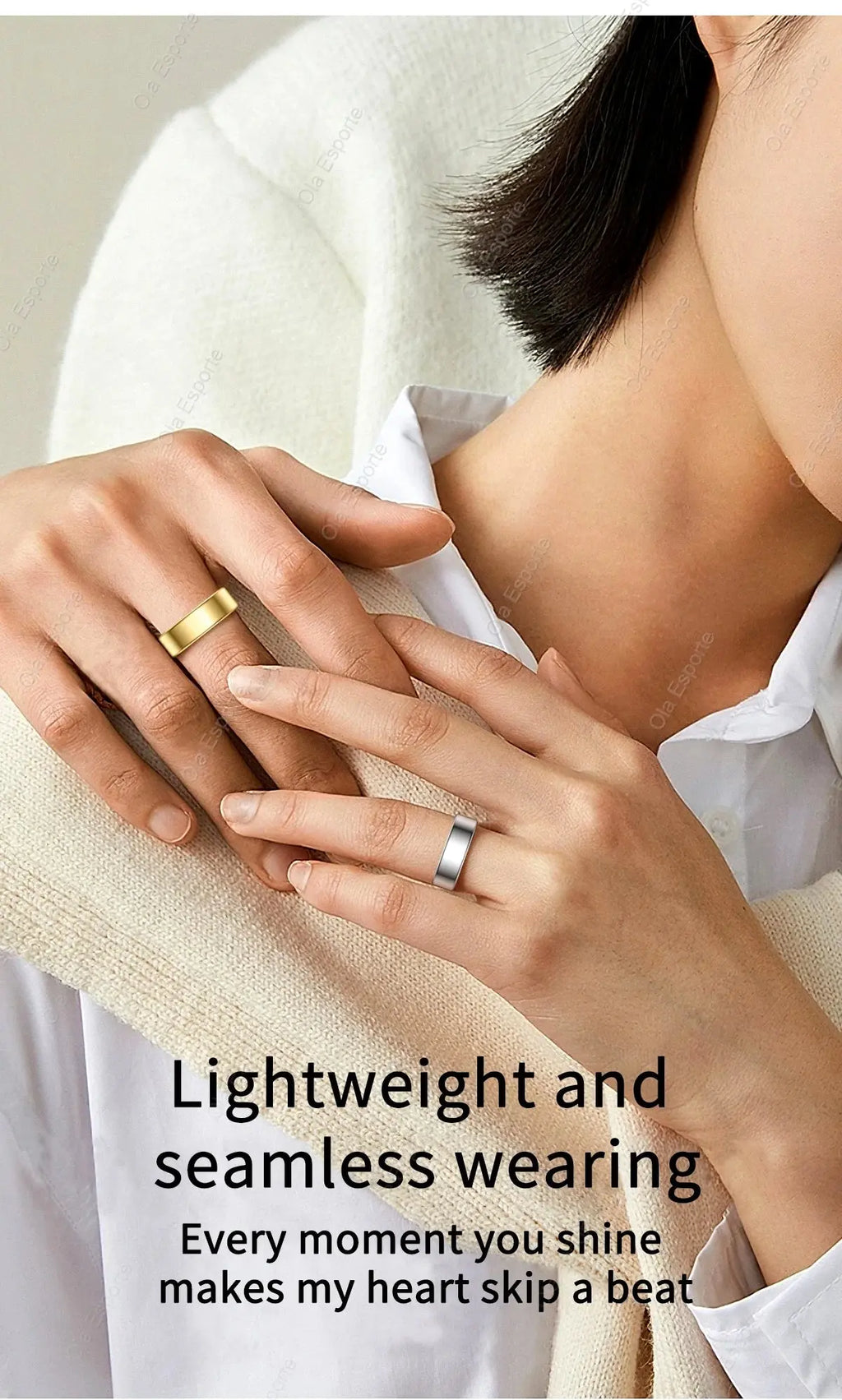 Xiaomi Smart Ring Heart Rate & SpO₂ Monitor Waterproof Fitness Tracker