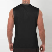 Men’s Sleeveless Gym Tank Top – Quick-Dry Mesh Muscle Workout Shirt