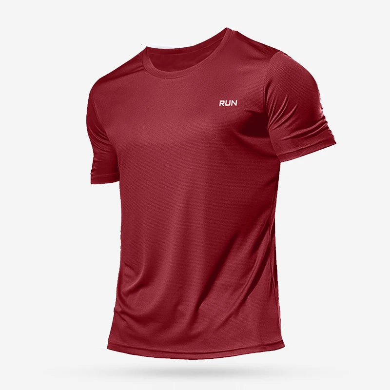 Men’s Quick-Dry Sports T-Shirt – Running, Soccer & Gym Compression Shirt