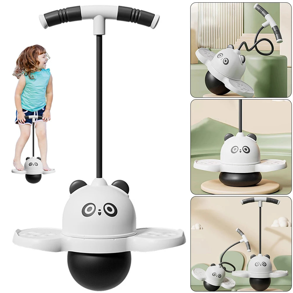 Panda Jumping Ball – Kids' Fitness Bouncer with Handle