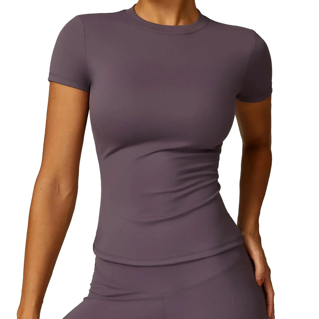 HGC Women’s Sports T-Shirt – Breathable Slim Fit Activewear Top