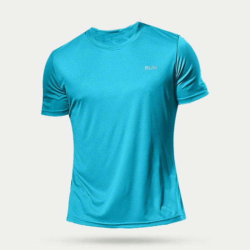 Men’s Quick-Dry Sports T-Shirt – Running, Soccer & Gym Compression Shirt