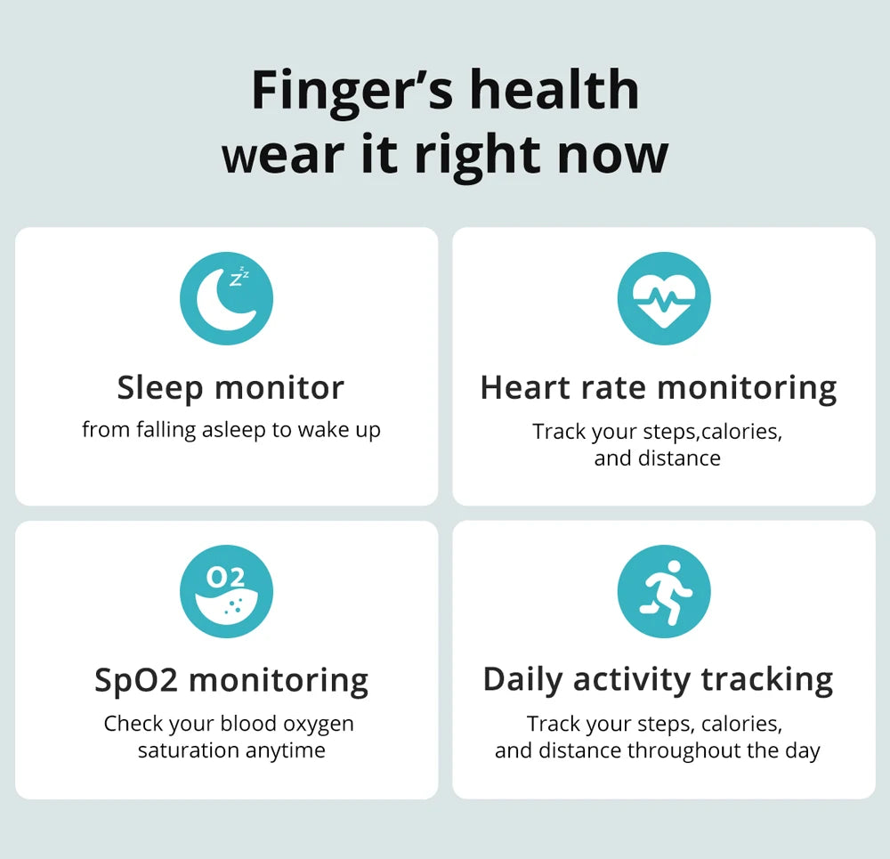 COLMI R10 Smart Ring – Health & Sleep Monitor with Charging Case