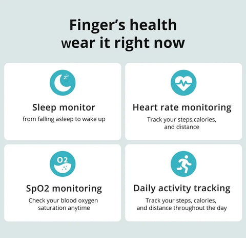 COLMI R10 Smart Ring – Health & Sleep Tracker with Charging Case