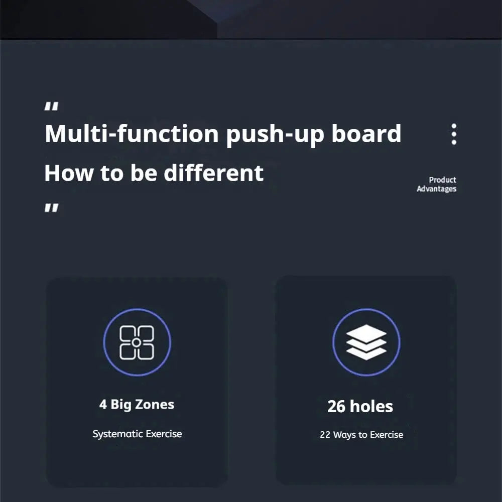Foldable Push-Up Board – Portable Home Gym Chest & Core Trainer