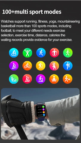 LIGE Smart Watch – ECG+PPG, Blood Lipid & Uric Acid Monitor, BT Call