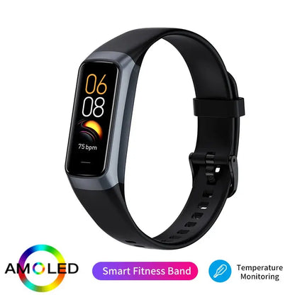 LIGE 1.1" AMOLED Smartwatch – Fitness Tracker for Men & Women