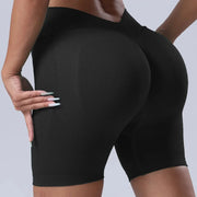 Women's Scrunch Butt Yoga Shorts – High-Waist Gym & Workout Wear