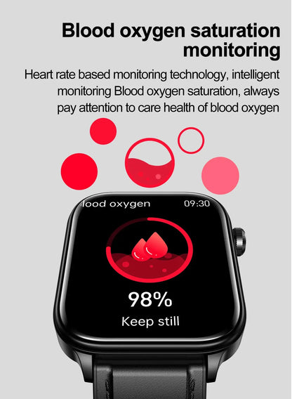 LIGE Smart Watch – ECG+PPG, Blood Lipid & Uric Acid Monitor, BT Call