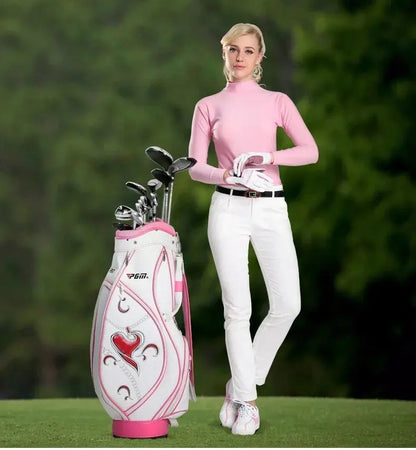 PGM Golf Shirt – UV Protection, Long Sleeve Summer Tee PeakPursuitFitness