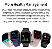 LIGE Smart Watch – ECG+PPG, Blood Lipid & Uric Acid Monitor, BT Call