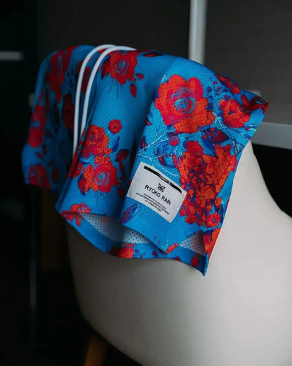 Oil Painting Style Mesh Shorts – Unisex Summer Sports & Training Wear