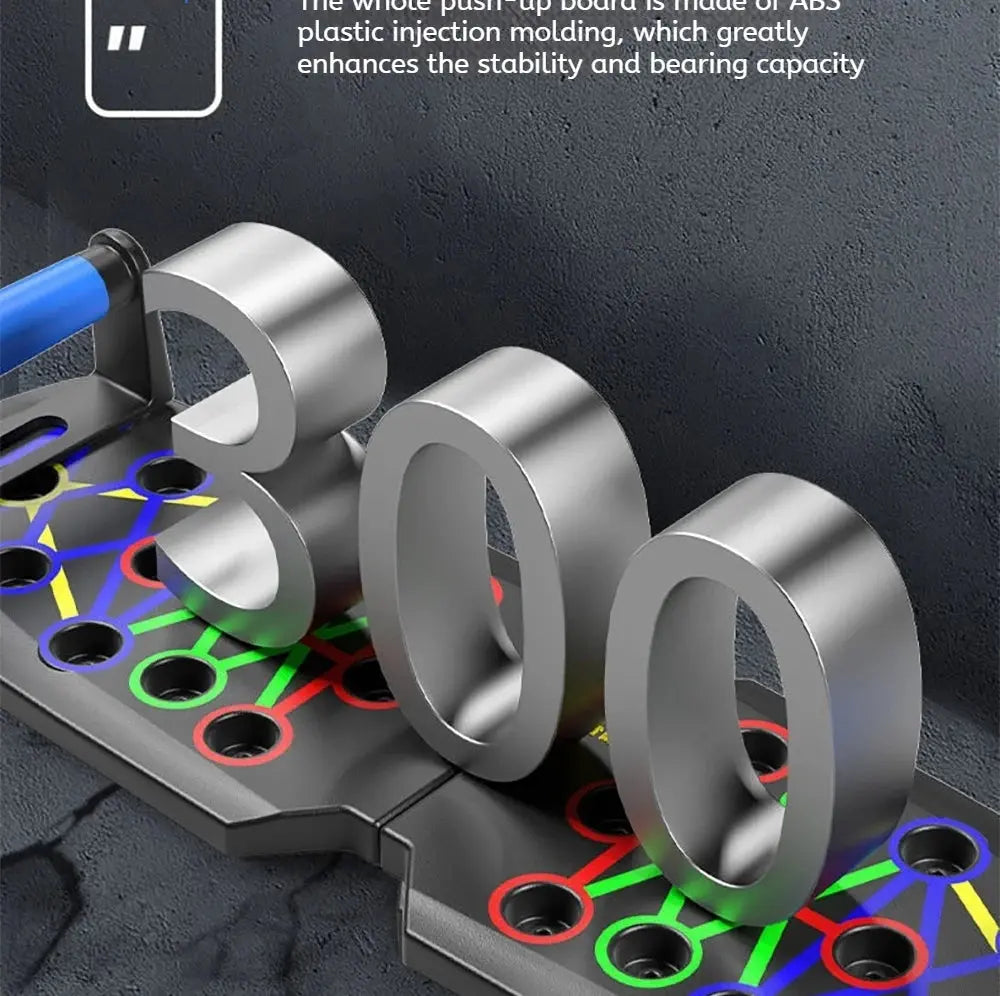 Foldable Push-Up Board – Portable Home Gym Chest & Core Trainer