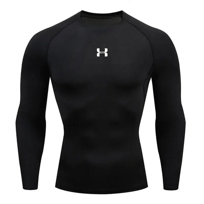Men's Compression Shirt – Athletic Gym & Running Top