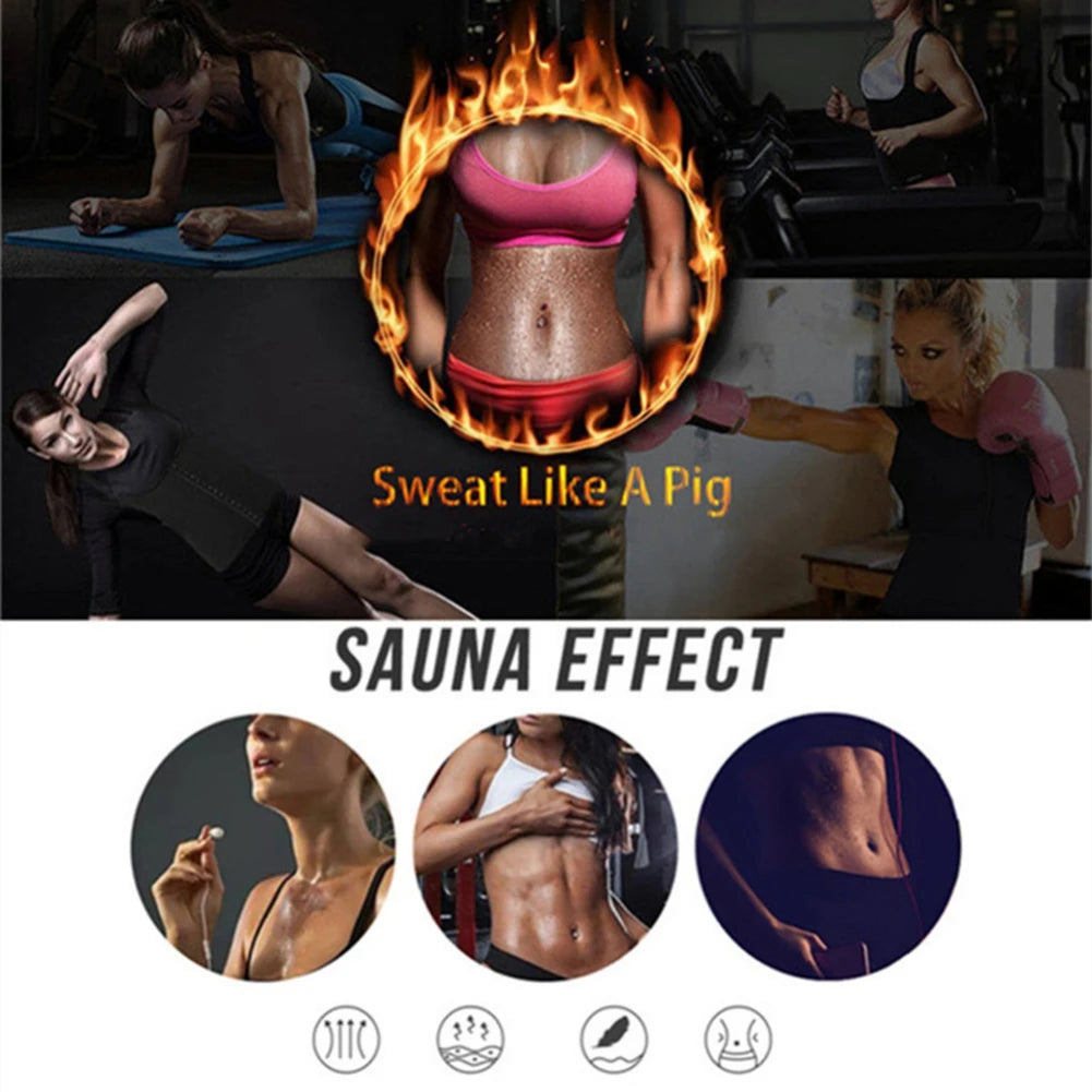 3-in-1 Women’s Sauna Suit – Zipper Body Shaper & Sweat Fitness Top