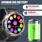 EIGIIS KE3 Smart Watch – Bluetooth Call, Health Monitor, Full Touchscreen
