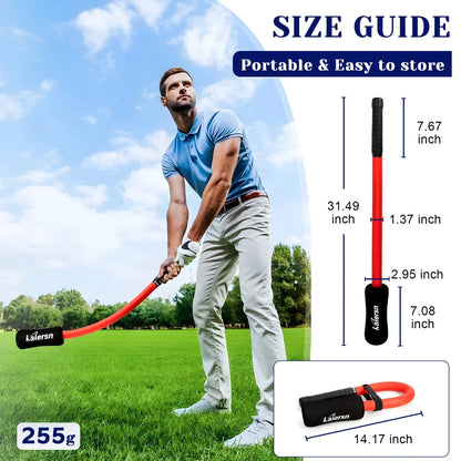 Golf Swing Trainer Aid – Flexibility, Tempo & Strength Warm-Up Stick PeakPursuitFitness