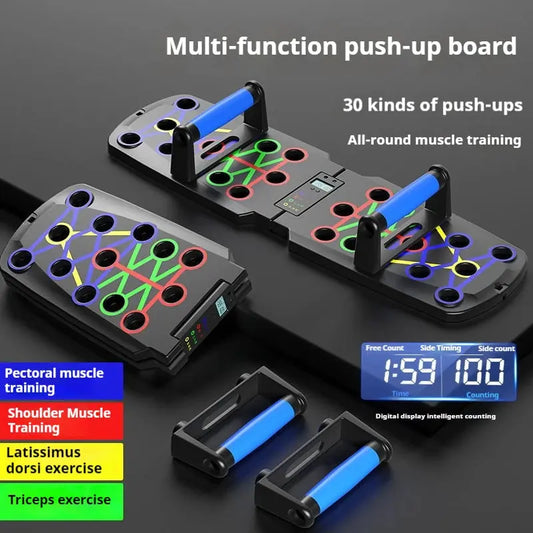 Foldable Push-Up Board – Portable Home Gym Chest & Core Trainer