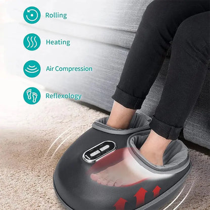 Nekteck Foot Massager – Shiatsu, Heat & Air Compression Therapy PeakPursuitFitness