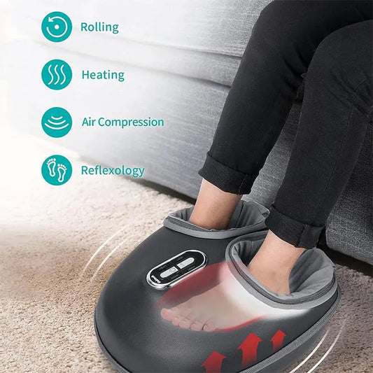 Nekteck Foot Massager – Shiatsu, Heat & Air Compression Therapy PeakPursuitFitness