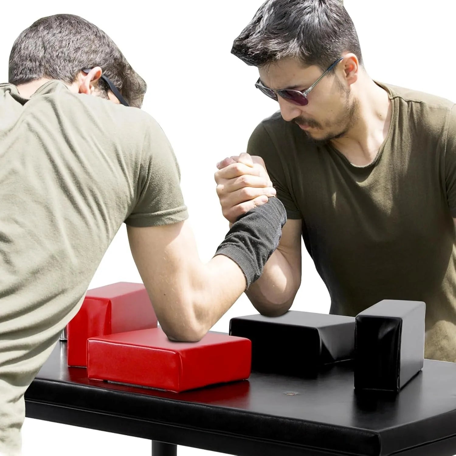 Standard Arm Wrestling Table – Adjustable Elbow Pads for Home & Club