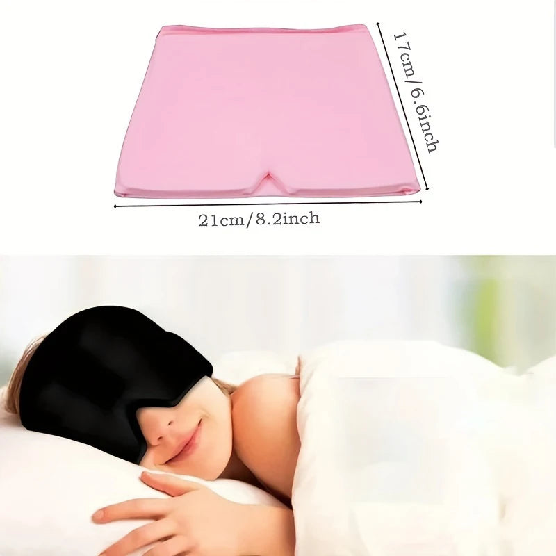 Hot & Cold Gel Head Wrap – Ice Cap Face & Eye Mask for Pain Relief