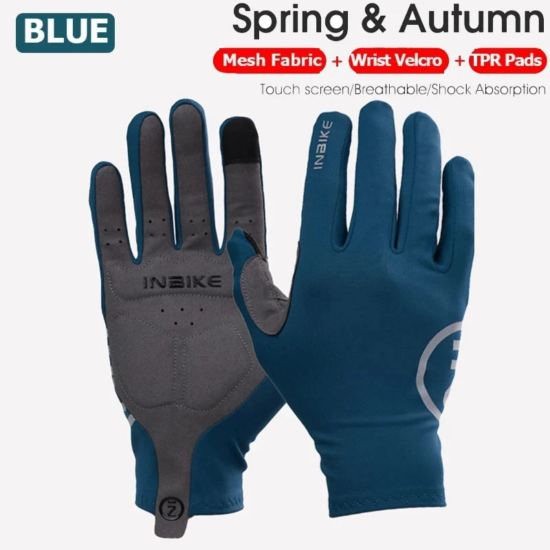 INBIKE Full Finger Cycling Gloves – MTB Touchscreen Bike & Sports Gloves