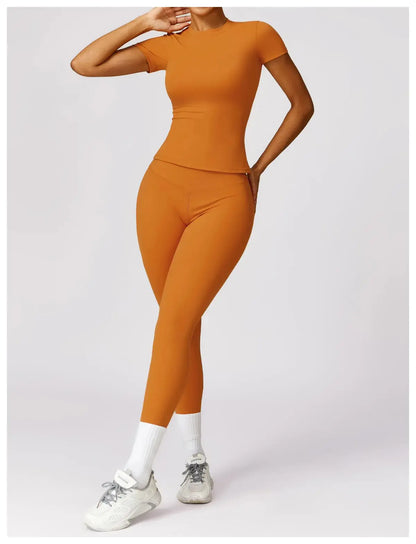 NCLAGEN women's sports t-shirt– Breathable Slim Fit Activewear Tee