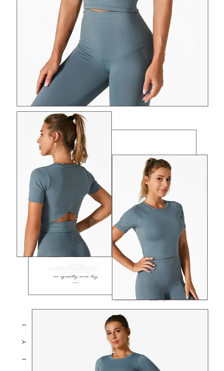 LEOSOXS Women’s Quick-Dry Sports T-Shirt – Breathable Gym & Yoga Top