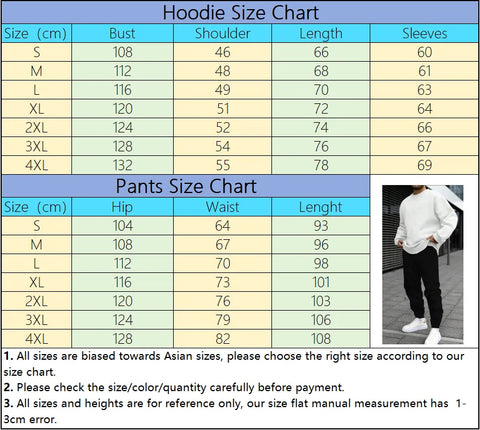Men’s Sports Tracksuit Set – Long Sleeve Sweatshirt & Joggers
