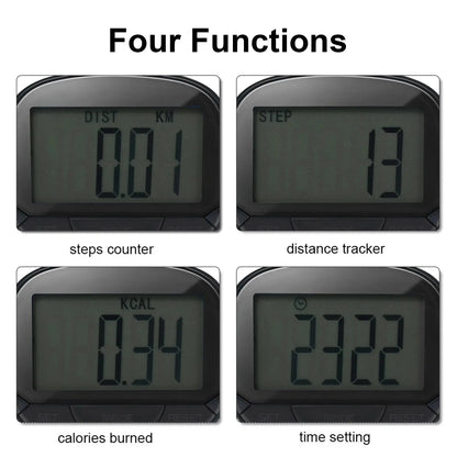 3D Pedometer with Clip – Multi-Function Step Counter & Fitness Tracker