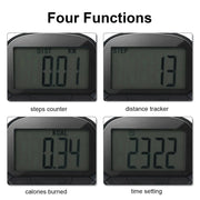 3D Pedometer with Clip – Multi-Function Step Counter & Fitness Tracker