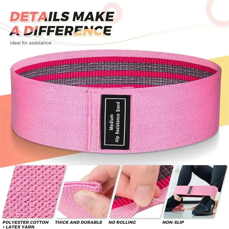 Resistance Bands Set – Elastic Fitness Bands for Workout & Training