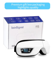 6D Smart Eye Massager – Vibration, Airbag Compress & Bluetooth Music