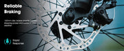 HILAND 26" Electric Mountain Bike – 500W Motor, 20MPH, Removable Battery