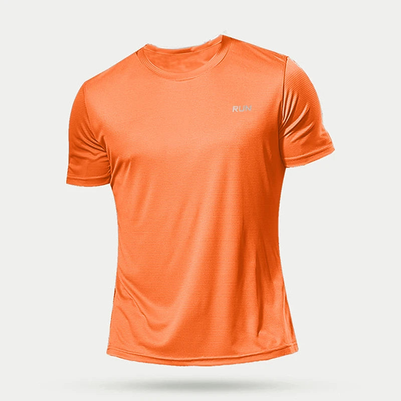 Men’s Quick-Dry Sports T-Shirt – Running, Soccer & Gym Compression Shirt