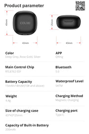 COLMI R10 Smart Ring – Health & Sleep Tracker with Charging Case