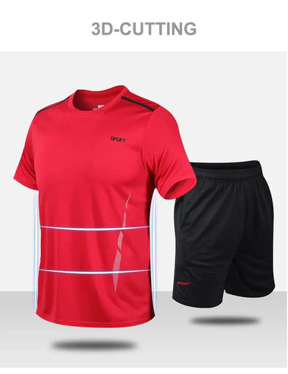 CHRLCK Men’s sports set – Breathable Outdoor Fitness Outfit
