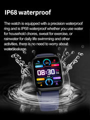 LIGE Smart Watch – ECG+PPG, Blood Lipid & Uric Acid Monitor, BT Call