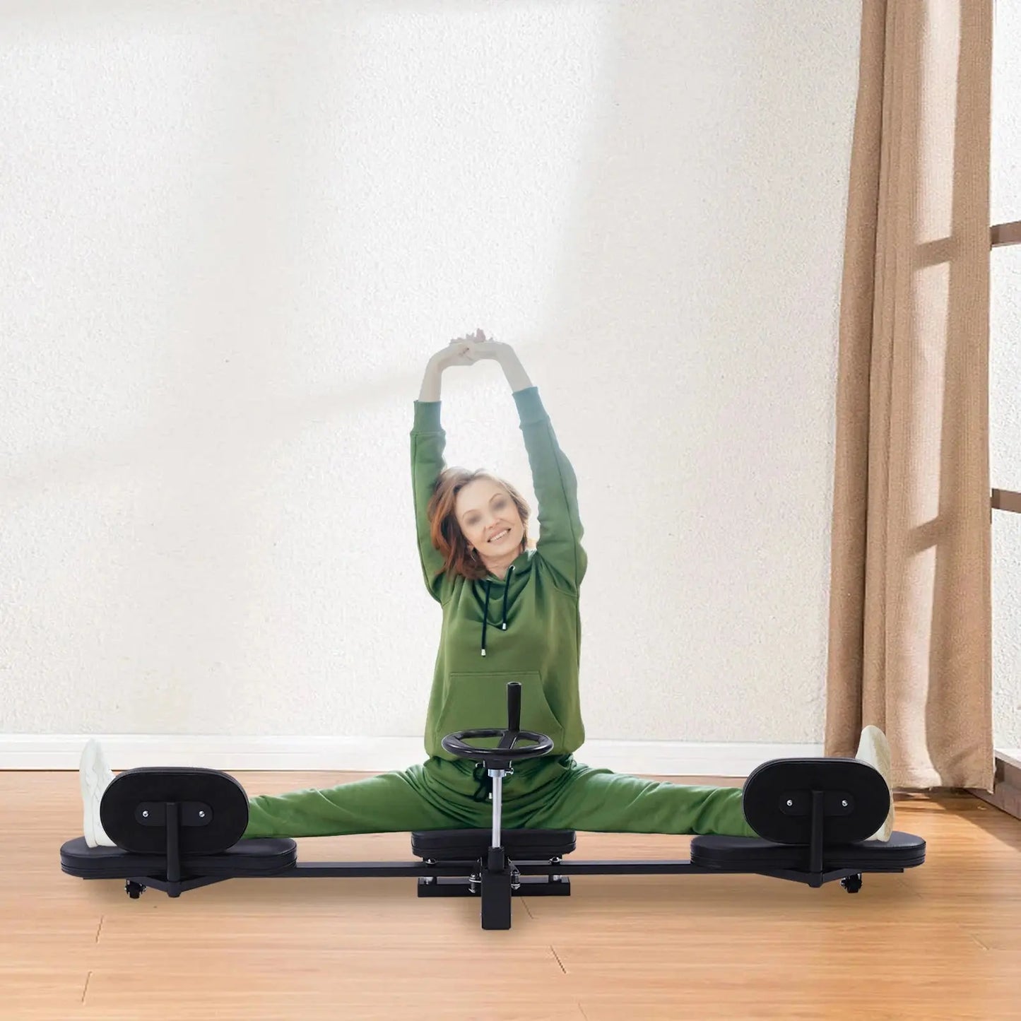 Heavy-Duty Leg Stretcher Machine – Flexibility Trainer for Yoga & MMA