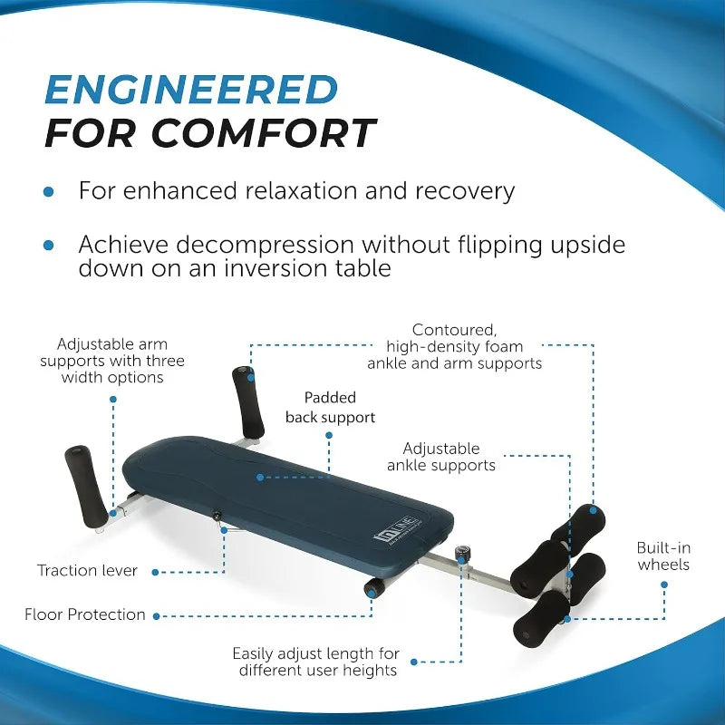 Stamina InLine Back Stretch Bench – Non-Inversion Spinal Decompression Tool
