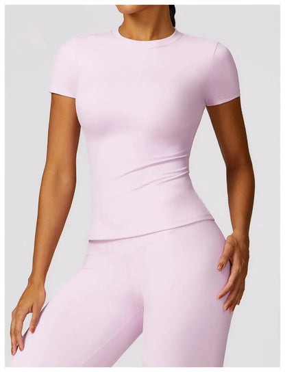 HGC Women’s Sports T-Shirt – Breathable Slim Fit Activewear Top