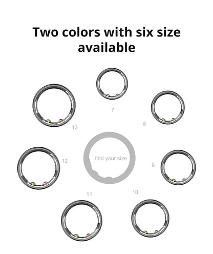 COLMI R10 Smart Ring – Health & Sleep Tracker with Charging Case