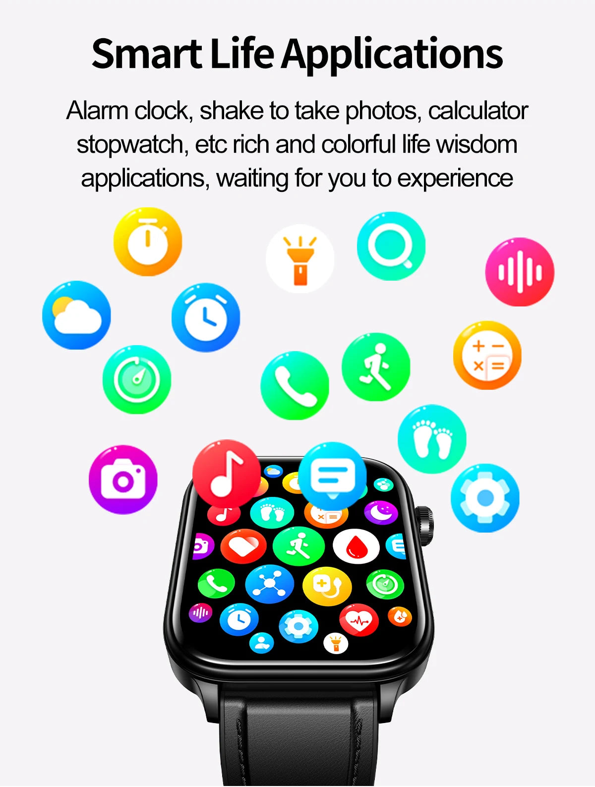 LIGE 2025 Smart Watch – ECG+PPG, Blood Lipid & Uric Acid Monitor, BT Call