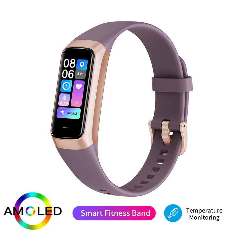 LIGE 1.1" AMOLED Smartwatch – Fitness Tracker for Men & Women